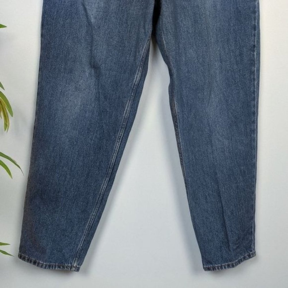 Vintage 90s Levi's 560 Tapered Baggy Jeans 14 32 - Picture 4 of 12